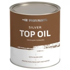 PROFIPAINTS Масло для столешниц и изделий из дерева износостойкое ProfiPaints Silver Top Oil 0,9л , Махагон