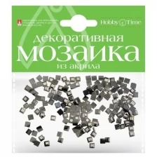 Мозаика декоративная из акрила 4Х4 ММ,200 ШТ., черный